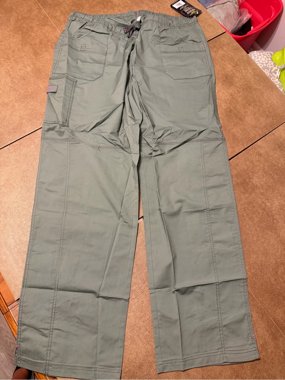 Ladies WonderWink WonderFLEX Scrub pants, 2X Tall (2XLT), NWT, $25